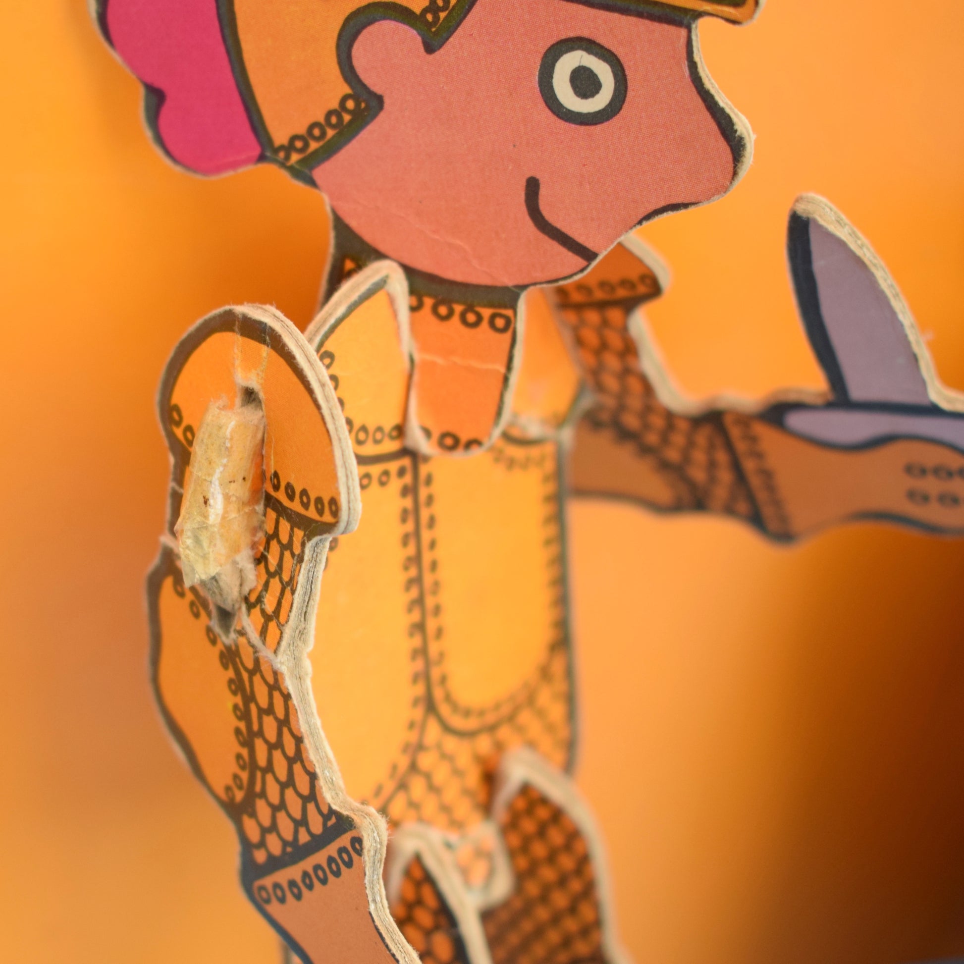 Vintage 1970s Jigbits 3D Cardboard Jigsaw Puzzle - Kiddicraft by Pineapple Retro