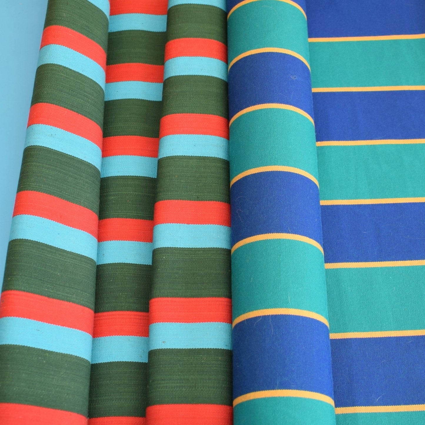 Vintage 1970s Replacement Deckchair Canvas - Stripes