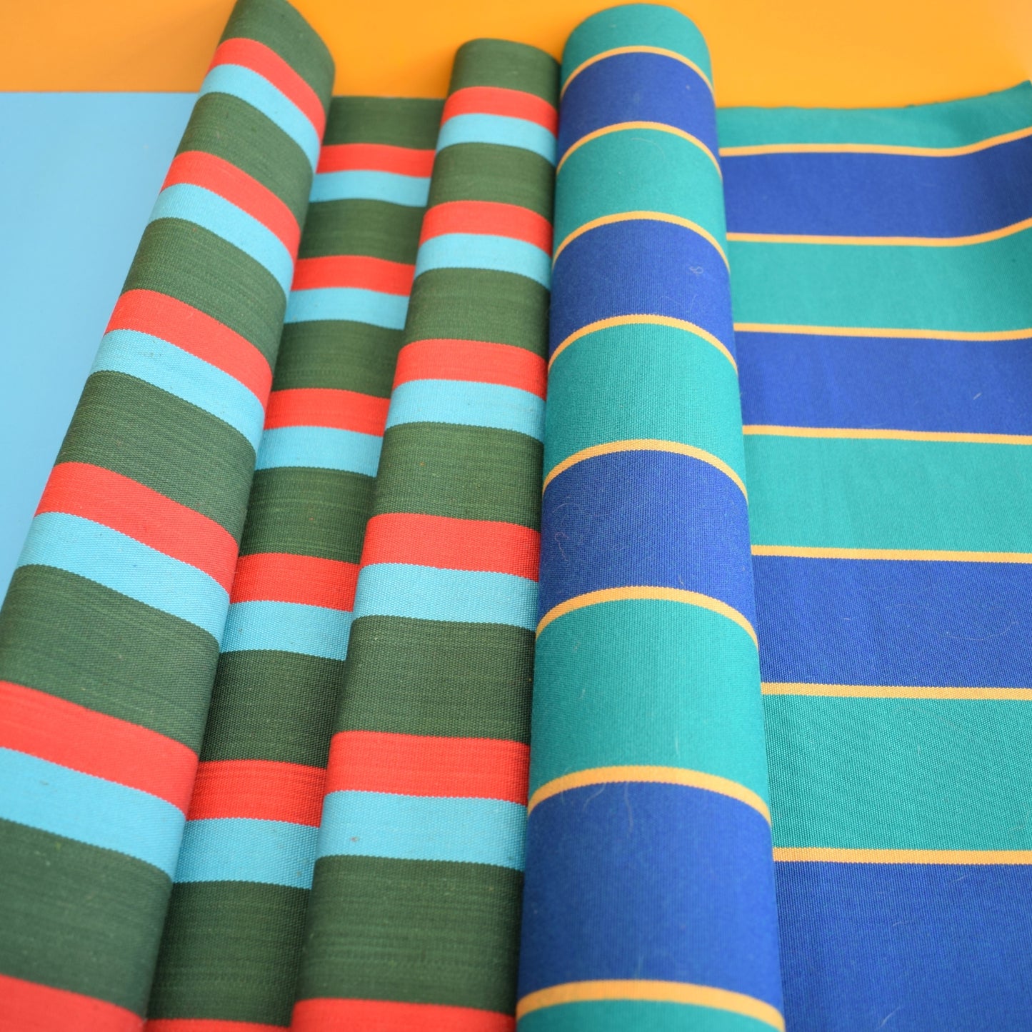 Vintage 1970s Replacement Deckchair Canvas - Stripes