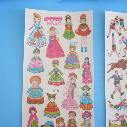 Vintage 1960s Kitsch Transfers - Various
