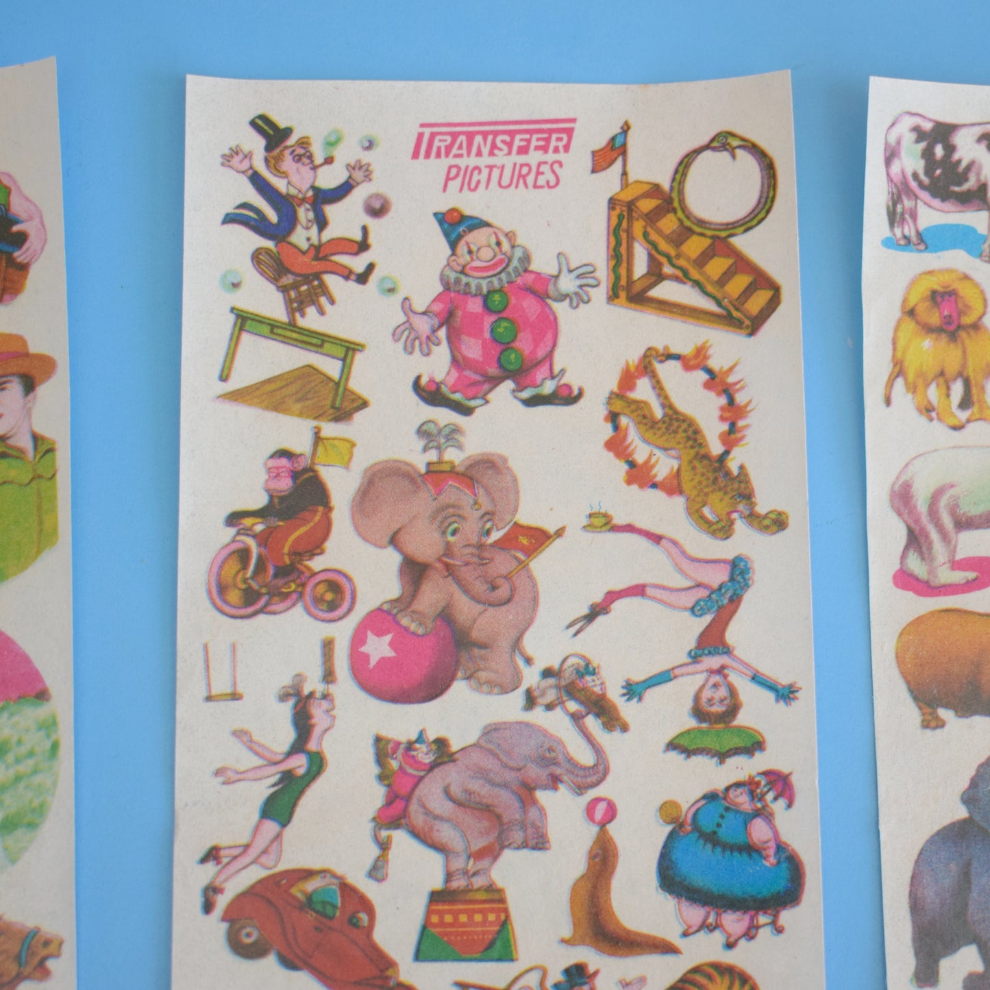 Vintage 1960s Kitsch Transfers - Various