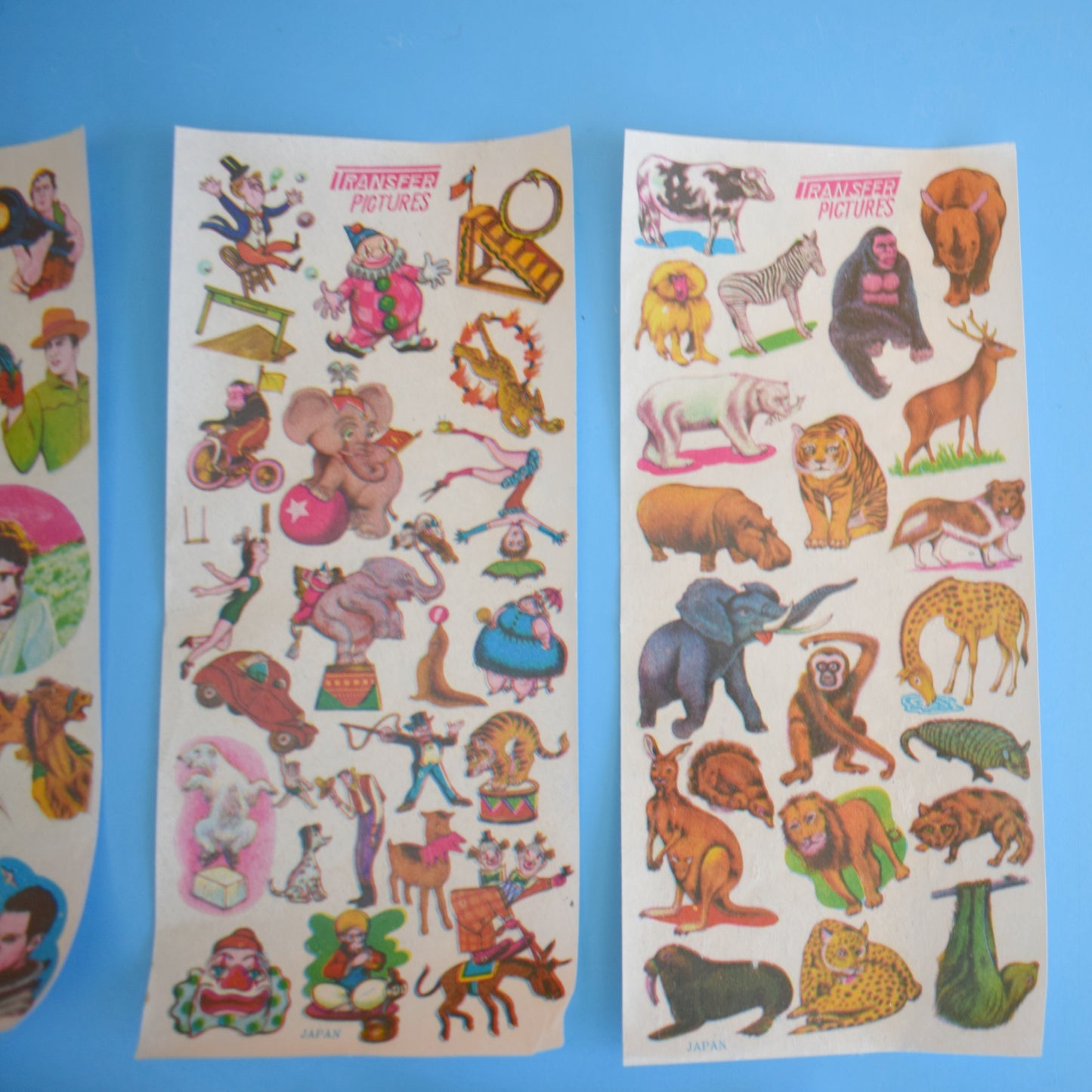 Vintage 1960s Kitsch Transfers - Various