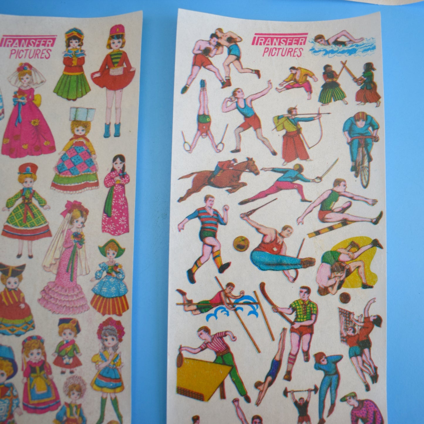 Vintage 1960s Kitsch Transfers - Various