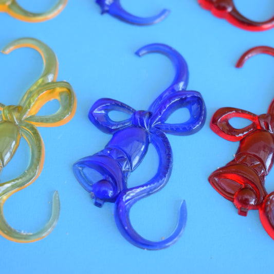 Vintage 1970s Christmas Tree Hangers - Plastic Mixed Designs