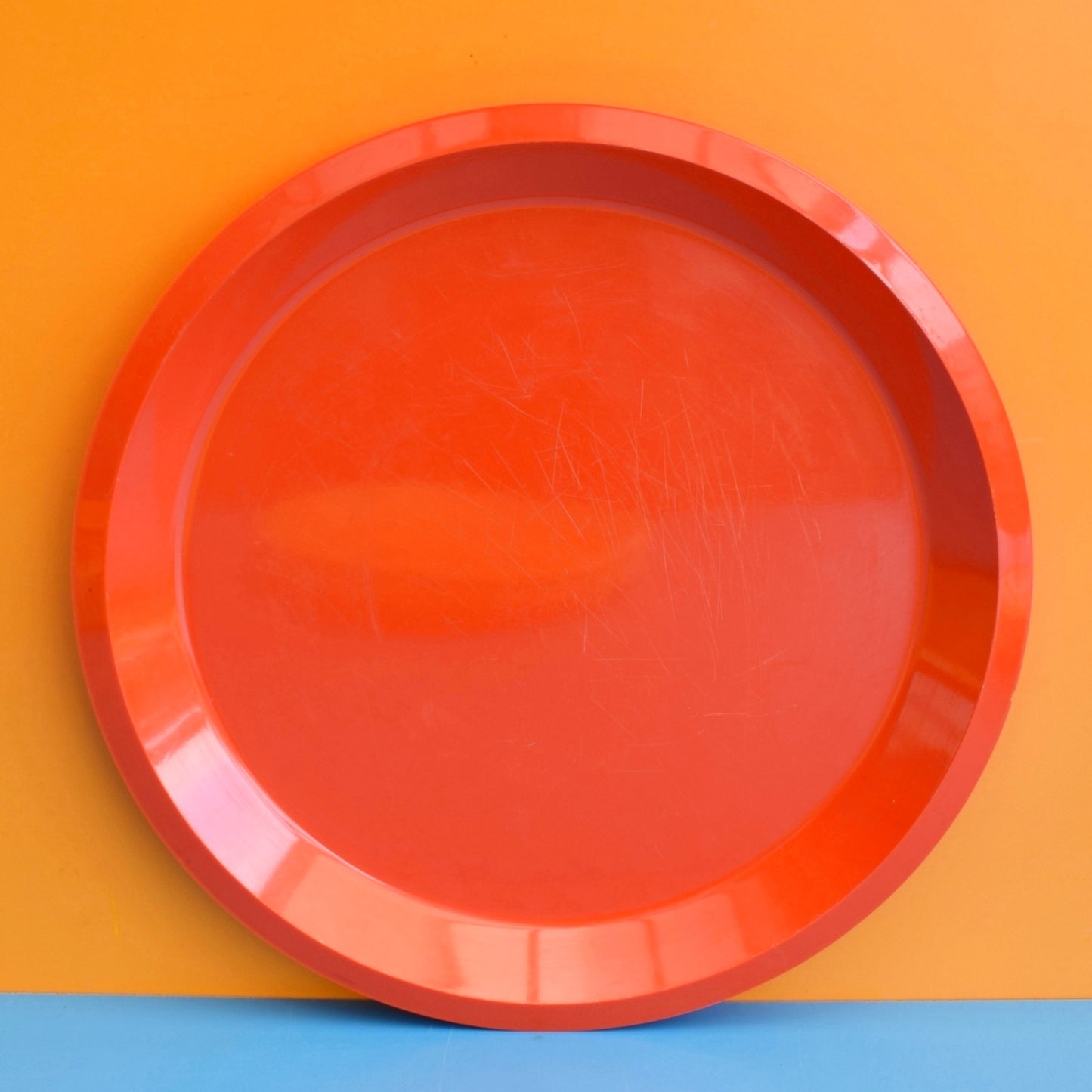 Vintage 1970s Italian Melamine Plastic Plates & Bowls - Canary Yellow . by Pineapple Retro