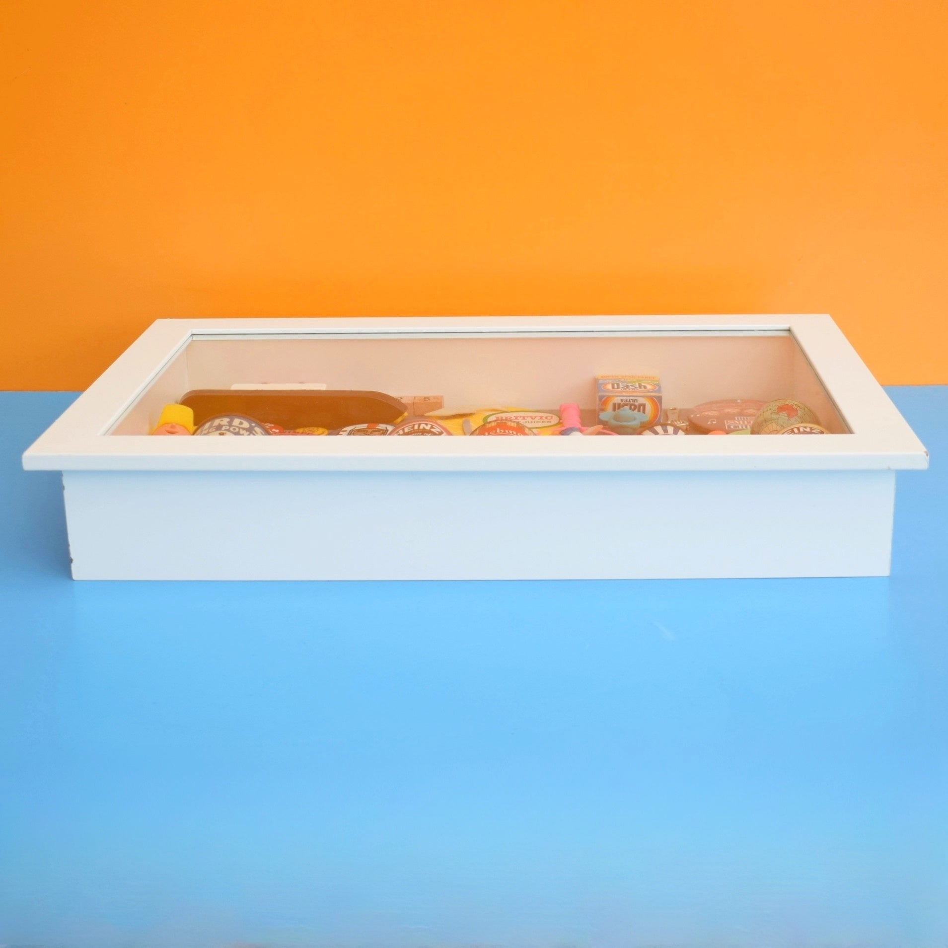 Vintage Mixed Wooden Display Box & Amazing Vintage Contents by Pineapple Retro