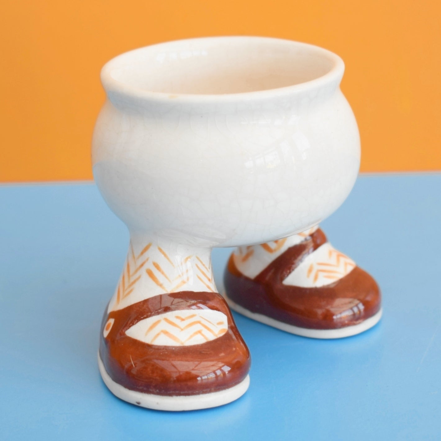 Vintage 1970s Carlton Ware Walking Egg Cup -/ Doggy Figure