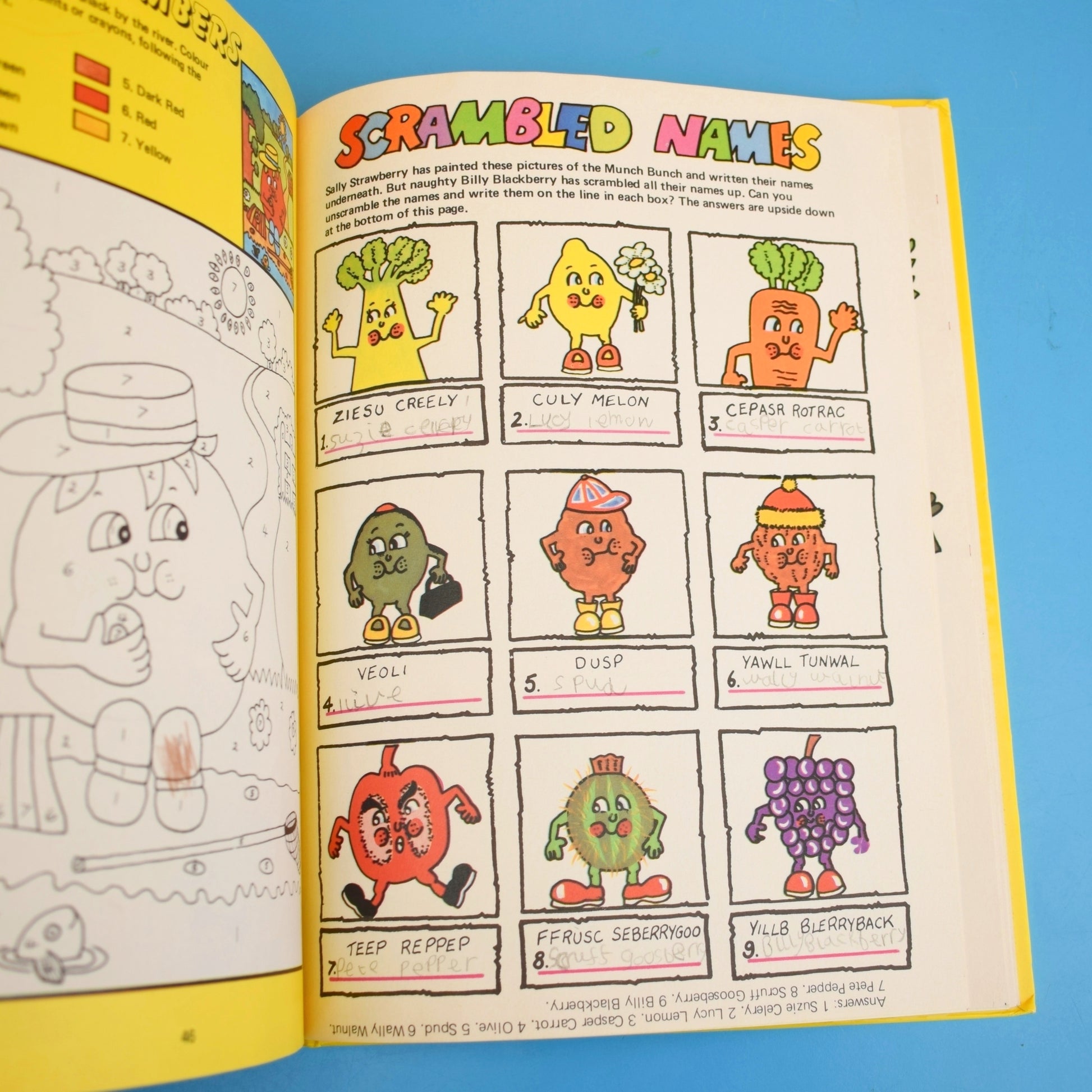 Vintage 1980s Munch Bunch Annual by Pineapple Retro
