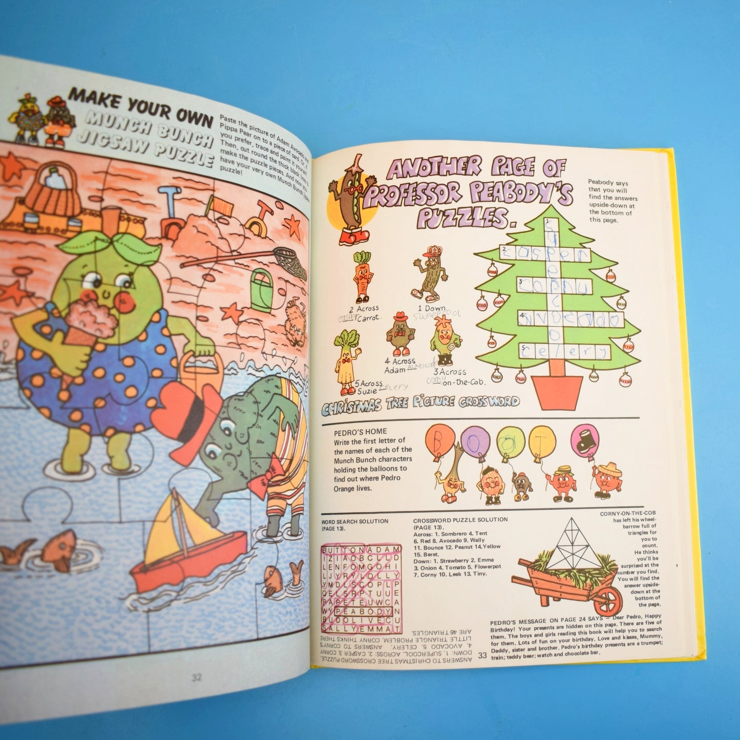 Vintage 1980s Munch Bunch Annual by Pineapple Retro
