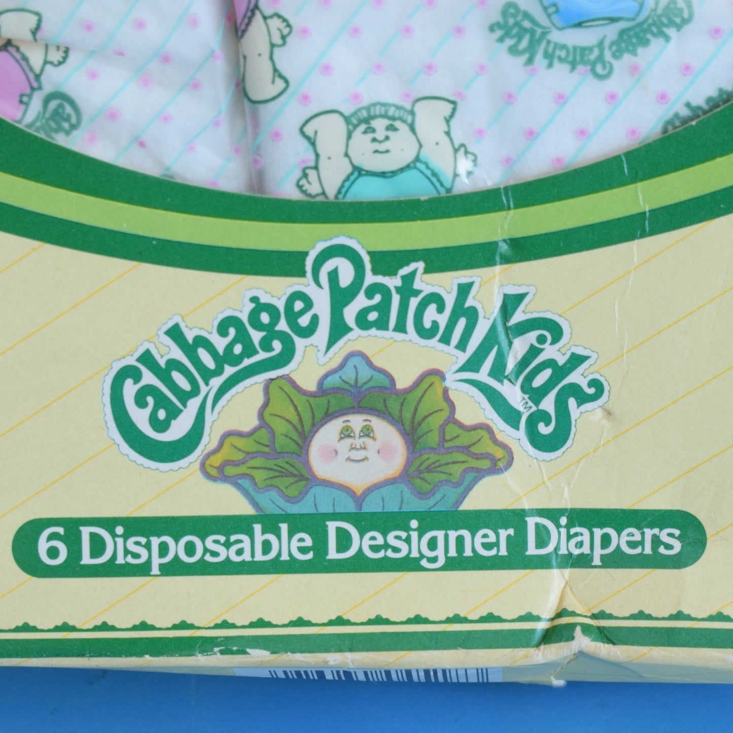 Vintage 1980s Cabbage Patch Kids Diapers/ Nappies- Boxed