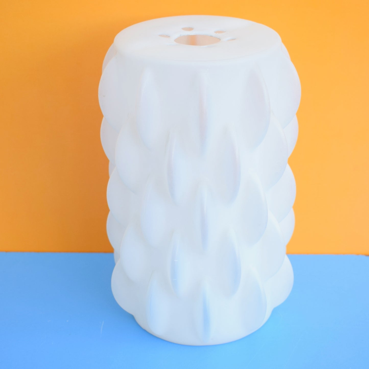 Vintage 1960s Moulded Plastic Lamp Shade by Vintage