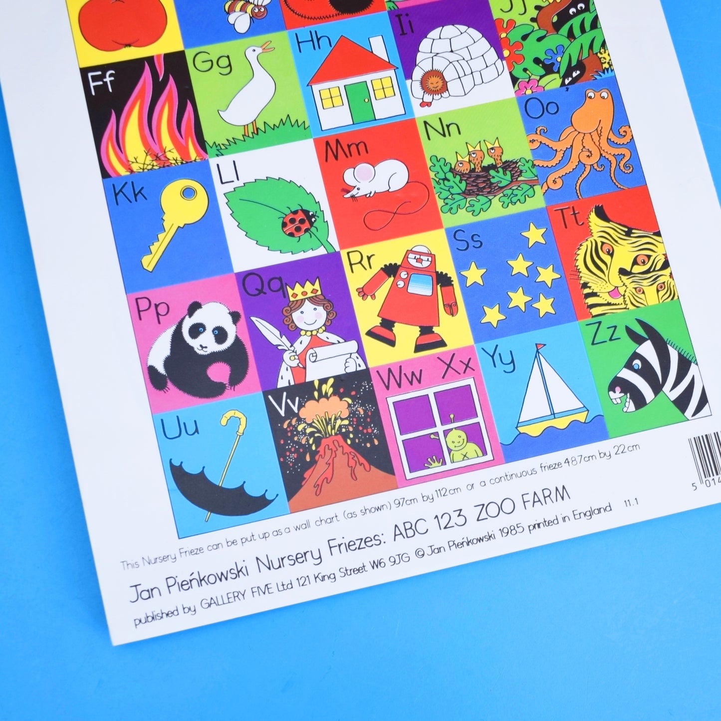 Vintage 2000s Nursery Frieze Jan Pienkoswki Re-Issue