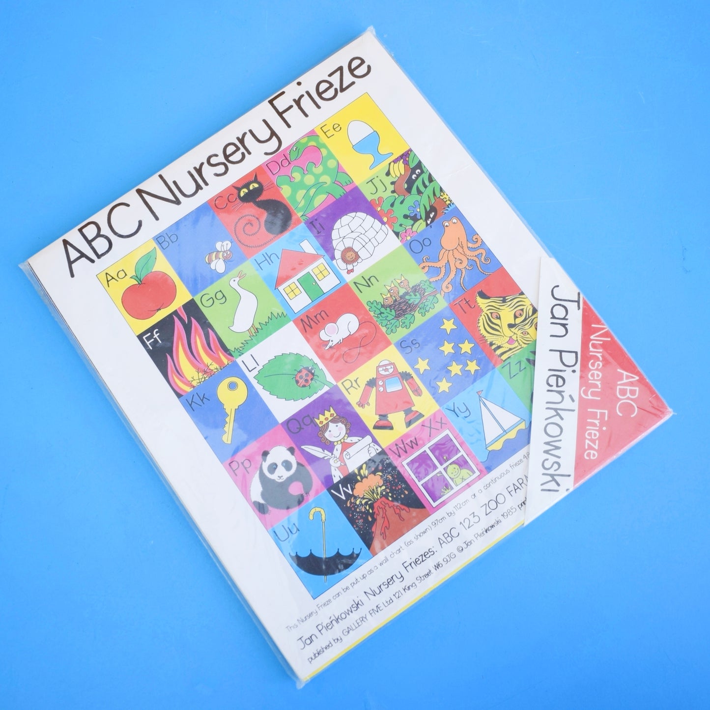 Vintage 2000s Nursery Frieze Jan Pienkoswki Re-Issue