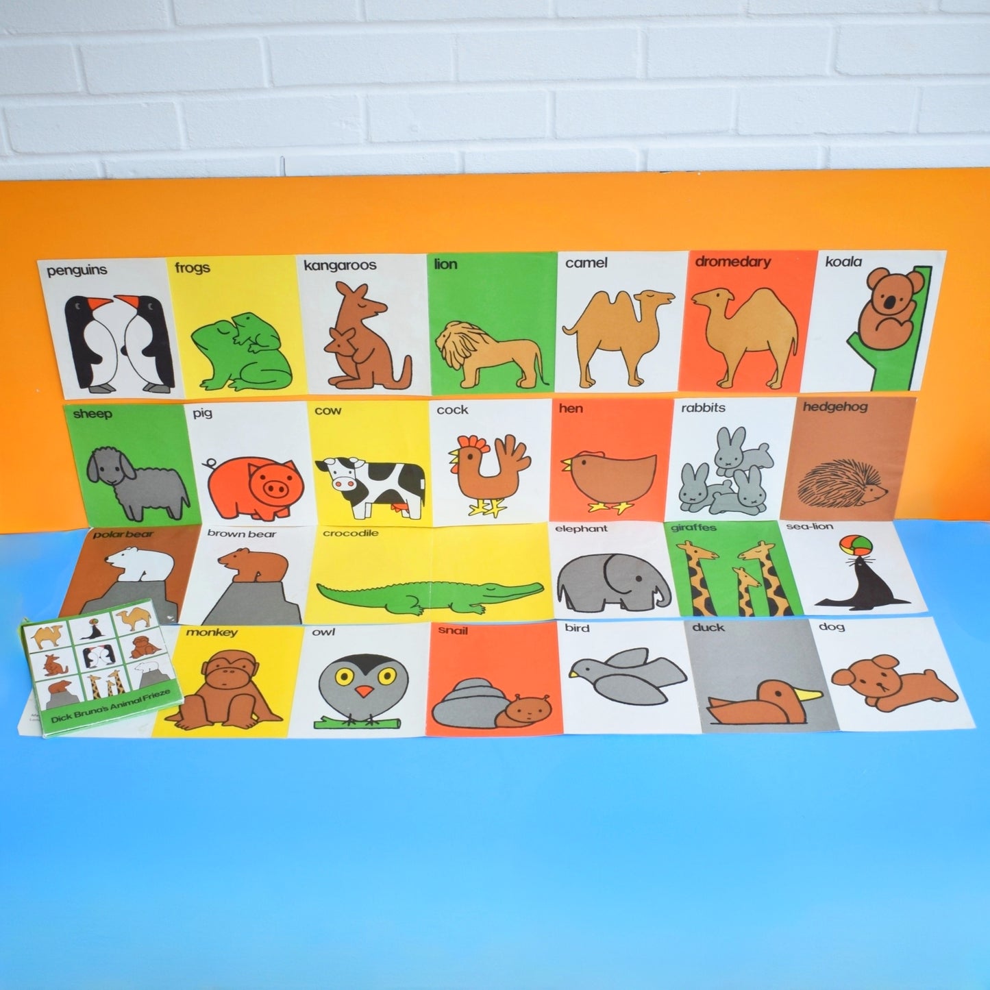 Vintage 1970s Animal Frieze - Dick Bruna - Miffy