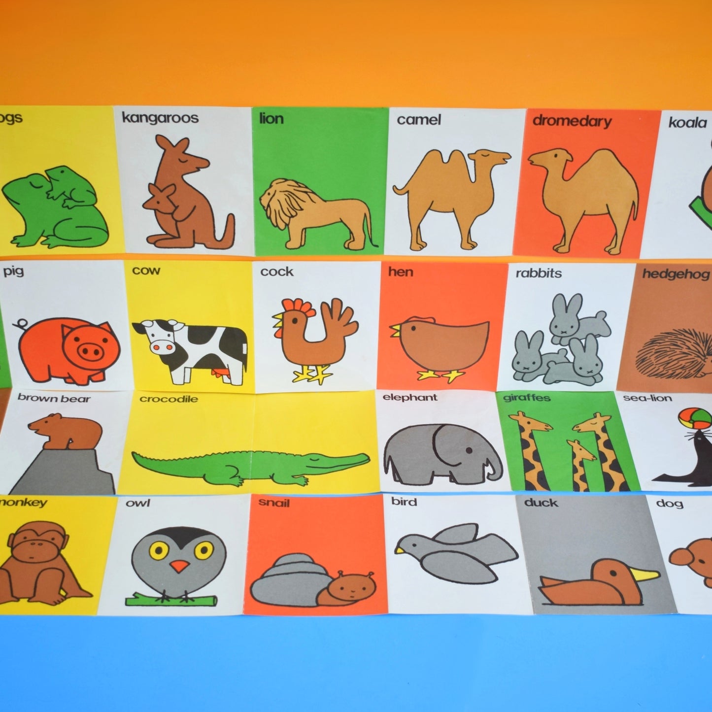 Vintage 1970s Animal Frieze - Dick Bruna - Miffy