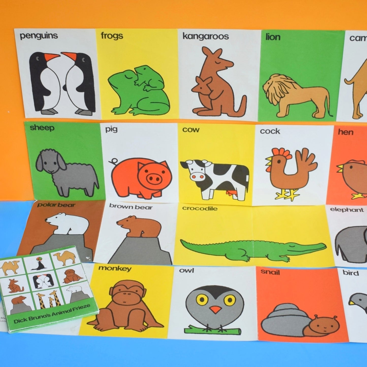 Vintage 1970s Animal Frieze - Dick Bruna - Miffy