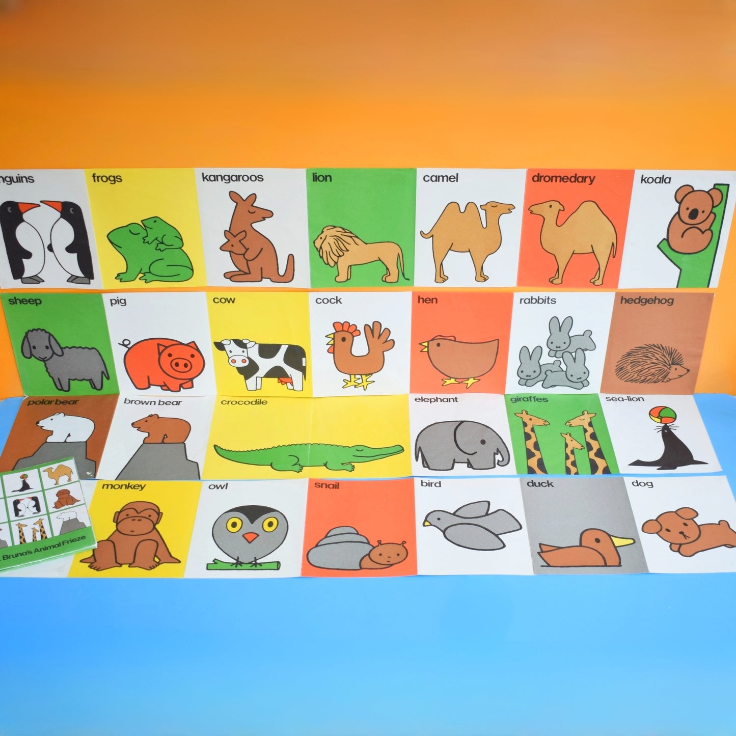 Vintage 1970s Animal Frieze - Dick Bruna - Miffy