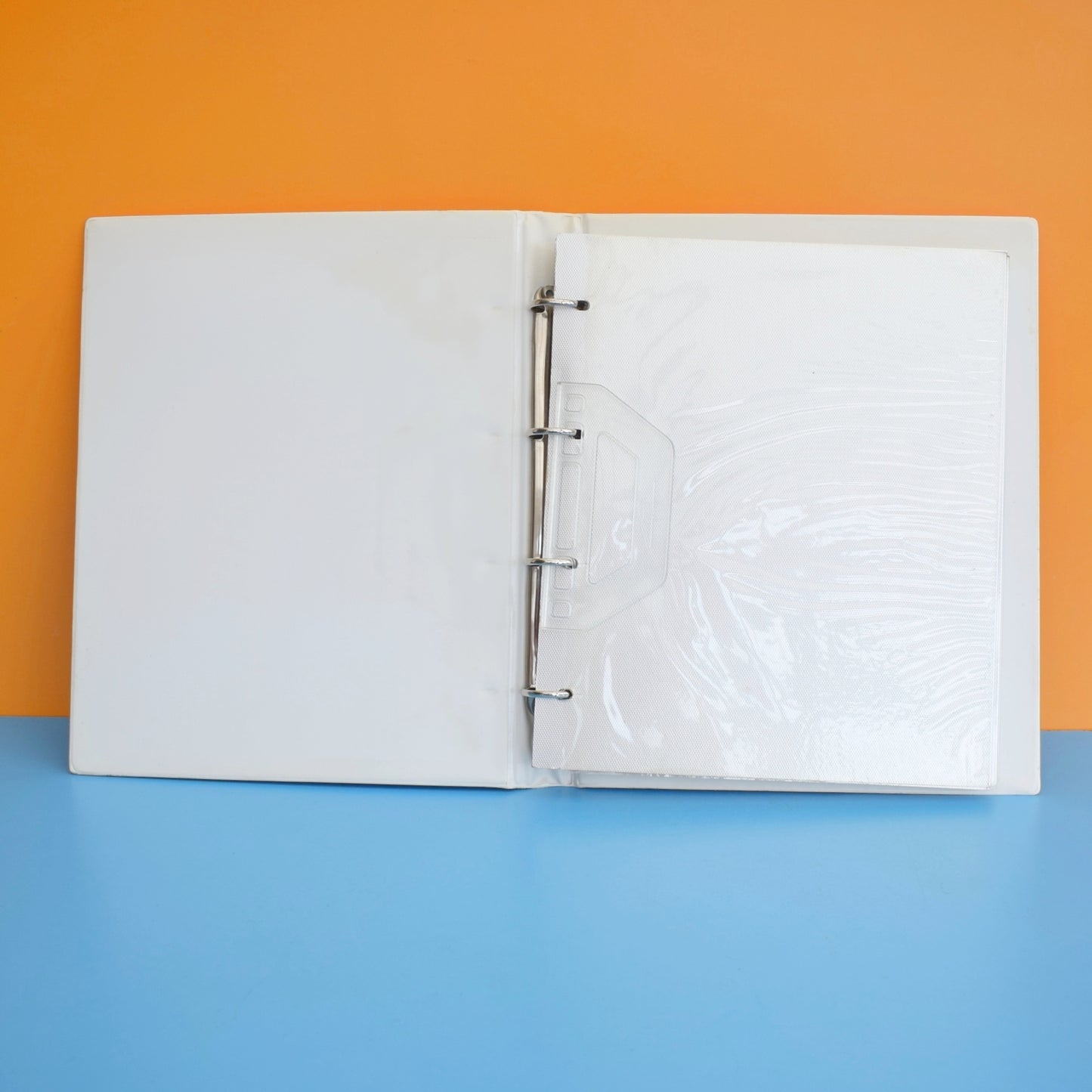 Vintage 1960s Photo Album - Orange Vinyl