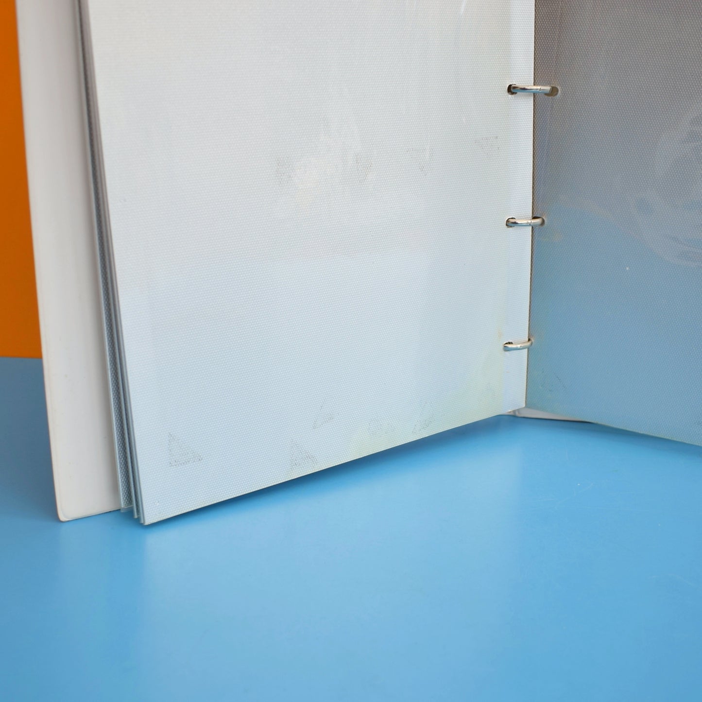 Vintage 1960s Photo Album - Orange Vinyl