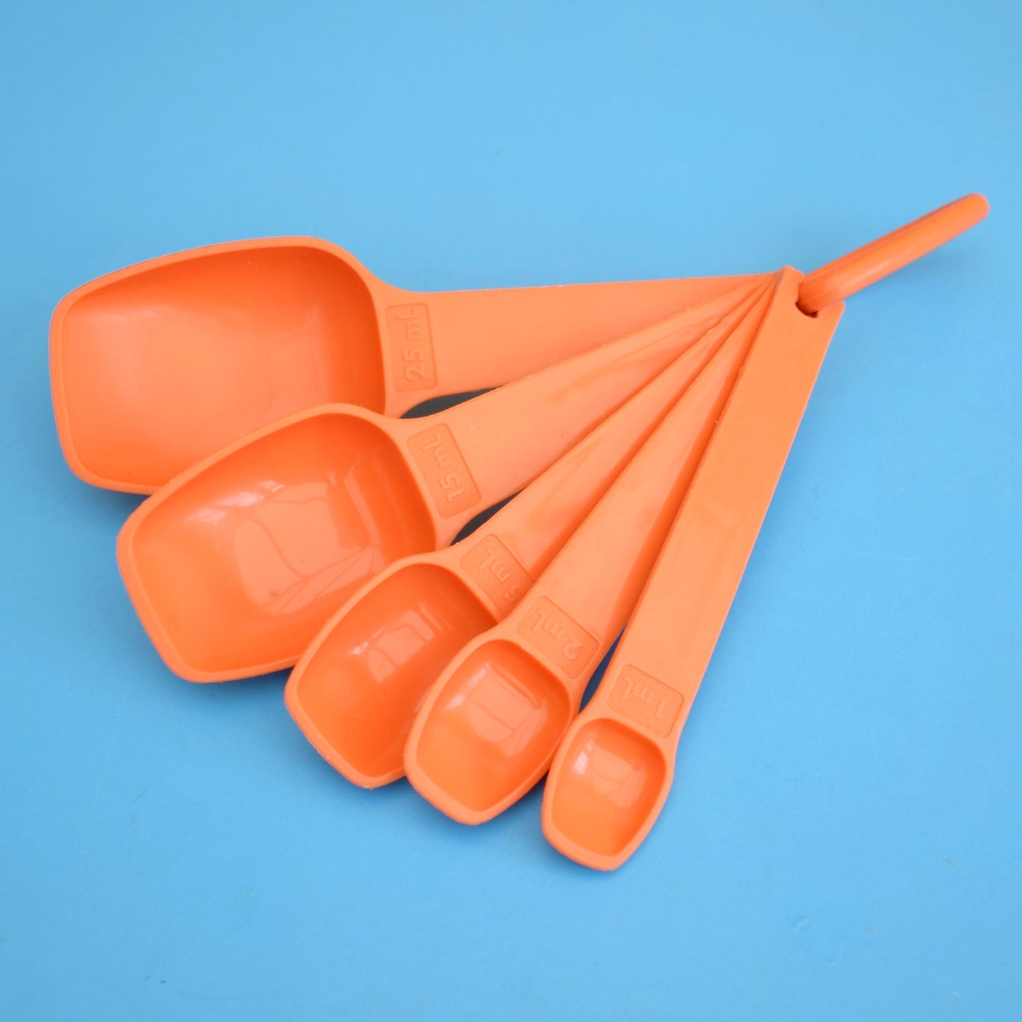 Vintage 1970s Plastic Kitchen Bits Tupperware Etc - Orange