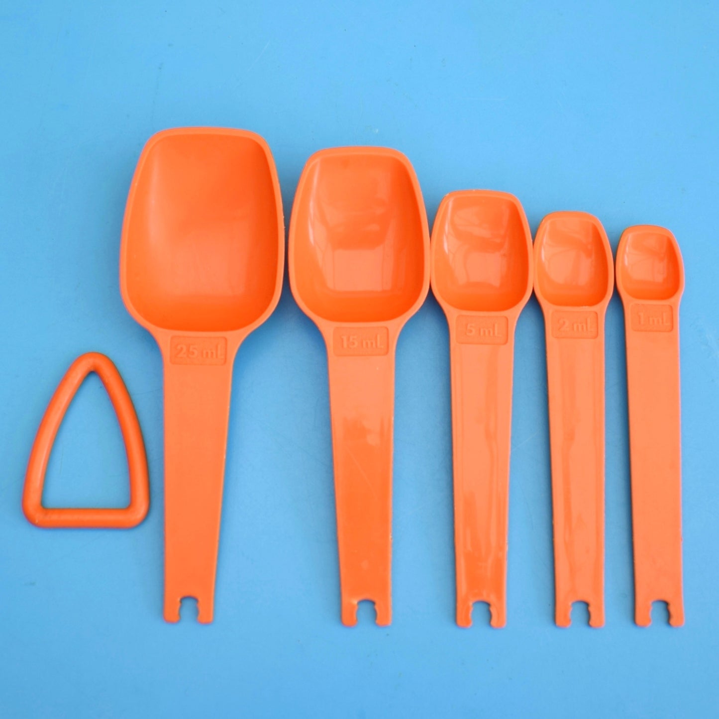 Vintage 1970s Plastic Kitchen Bits Tupperware Etc - Orange