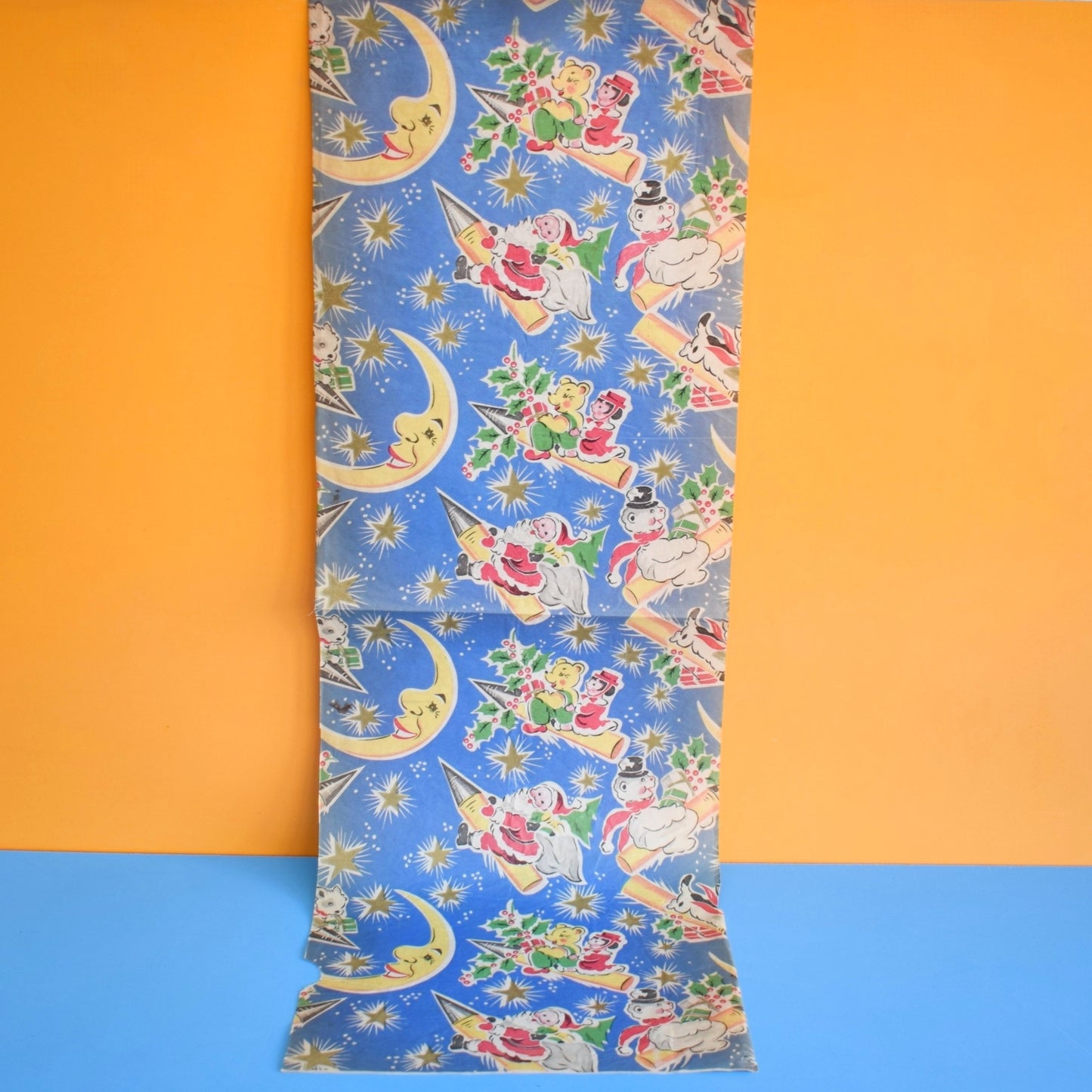 Vintage 1950s Christmas Wrapping Paper - Various Designs