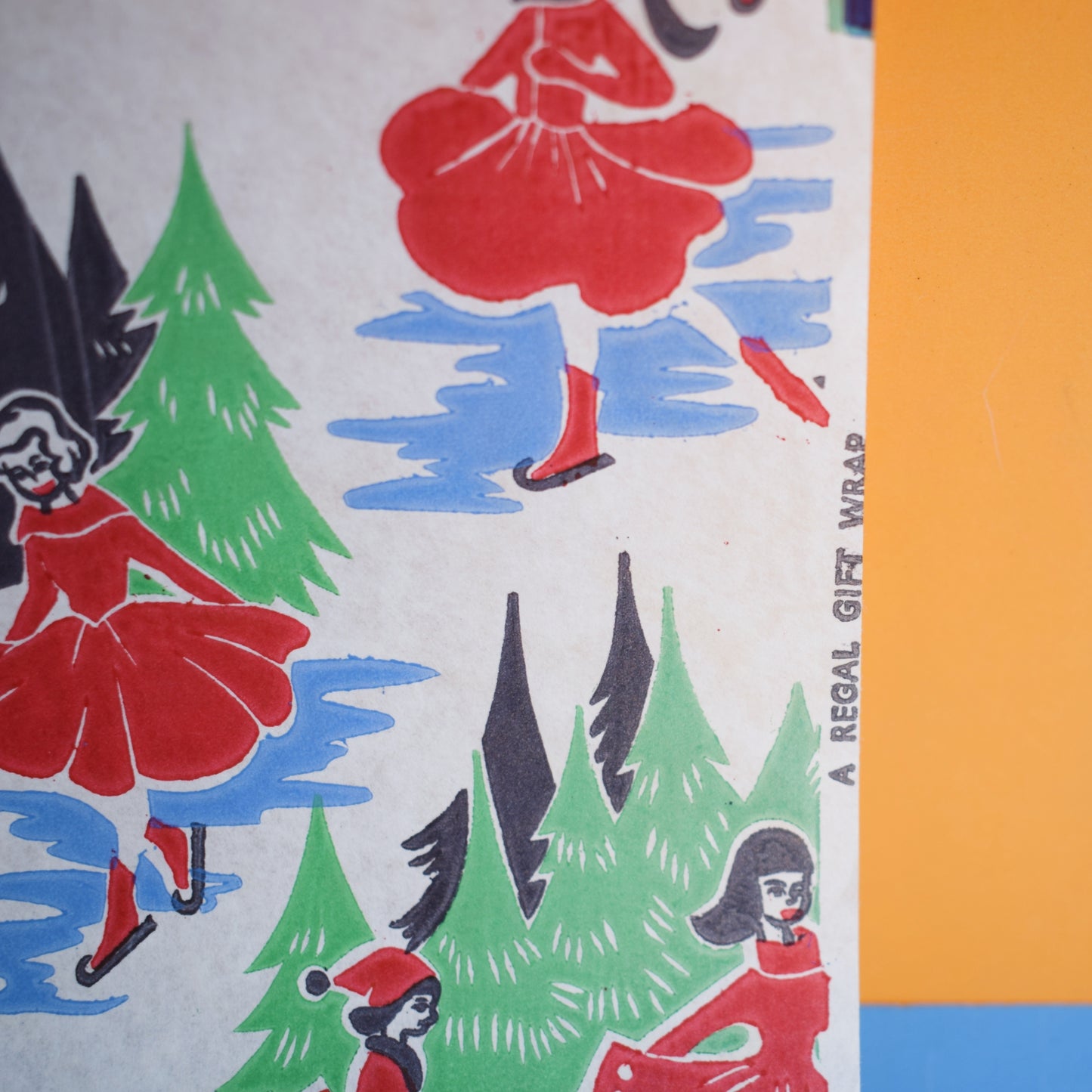 Vintage 1950s Christmas Wrapping Paper - Various Designs