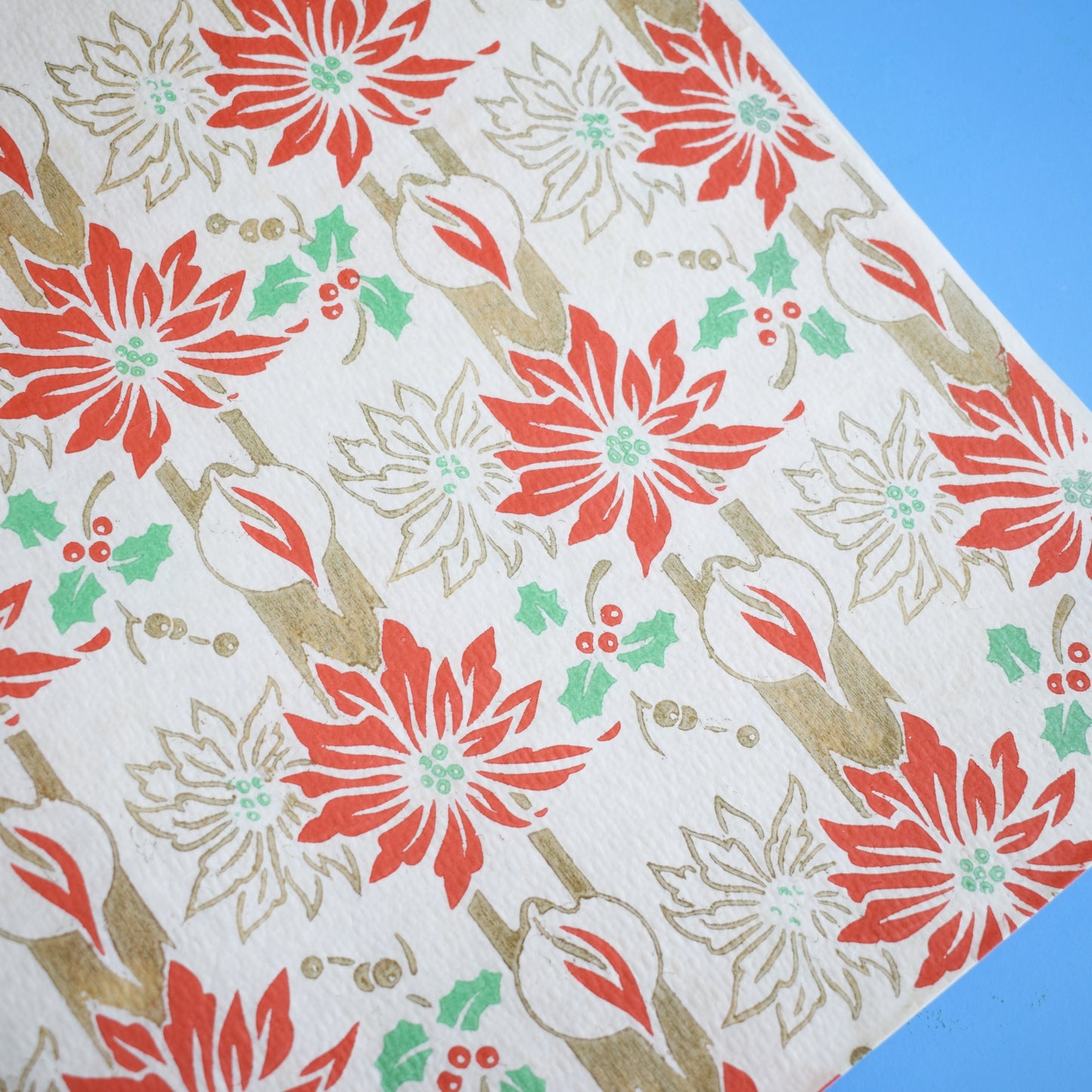 Vintage 1950s Christmas Wrapping Paper - Various Designs