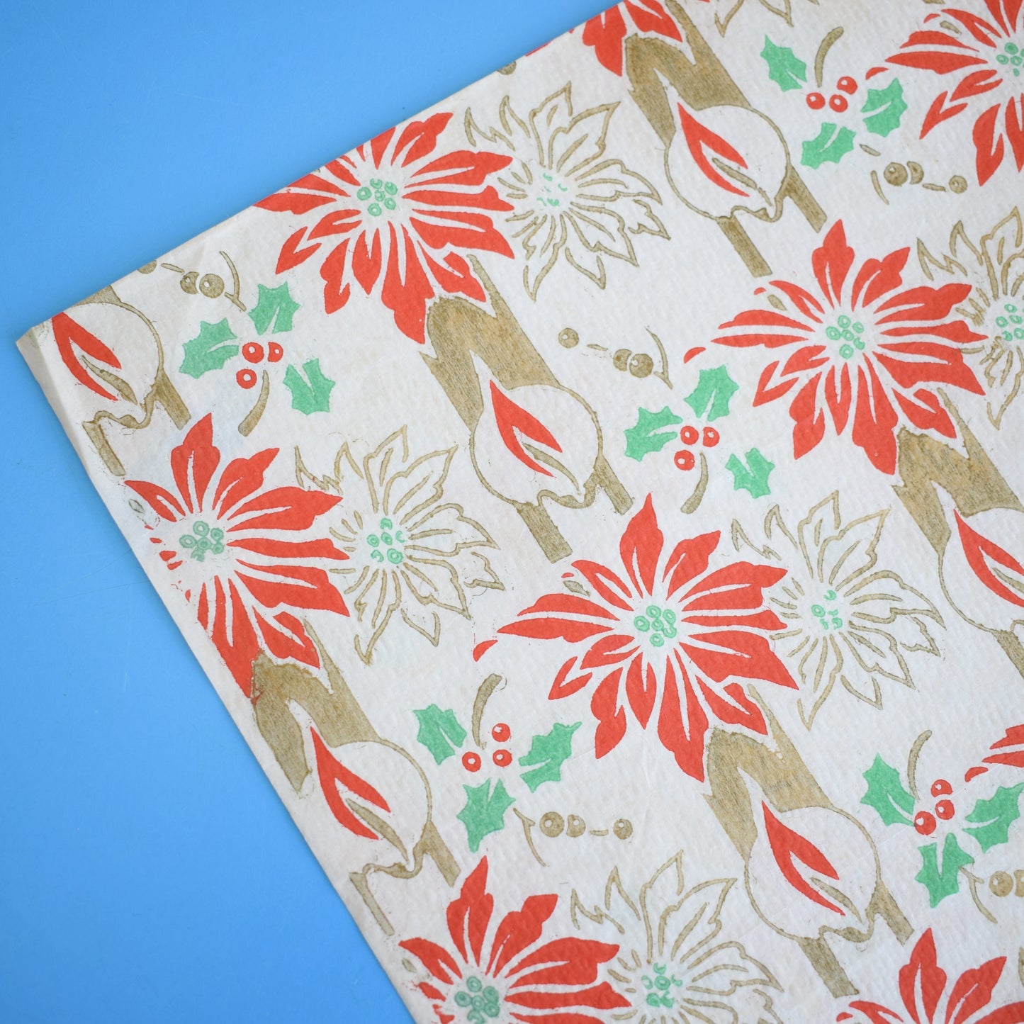 Vintage 1950s Christmas Wrapping Paper - Various Designs