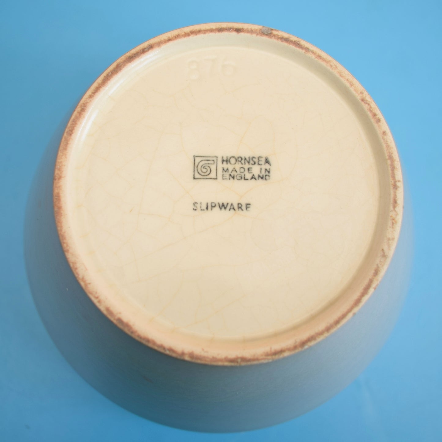 Vintage 1950s Planter - Hornsea Slipware - Grey