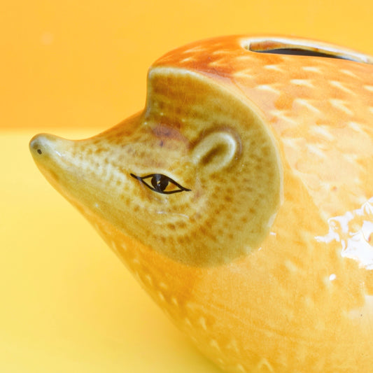 Vintage 1960s Money Bank - Szeiler - Hedgehog