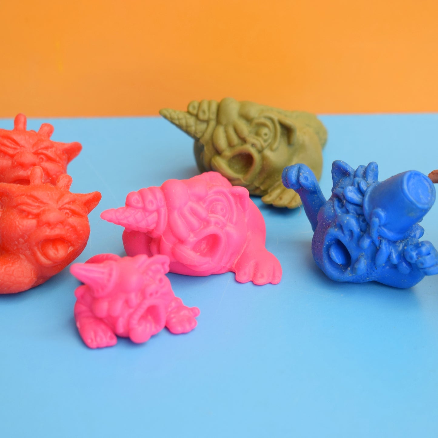 Vintage 1990s Colourful Mini Boglins Figures- Sold In Gangs