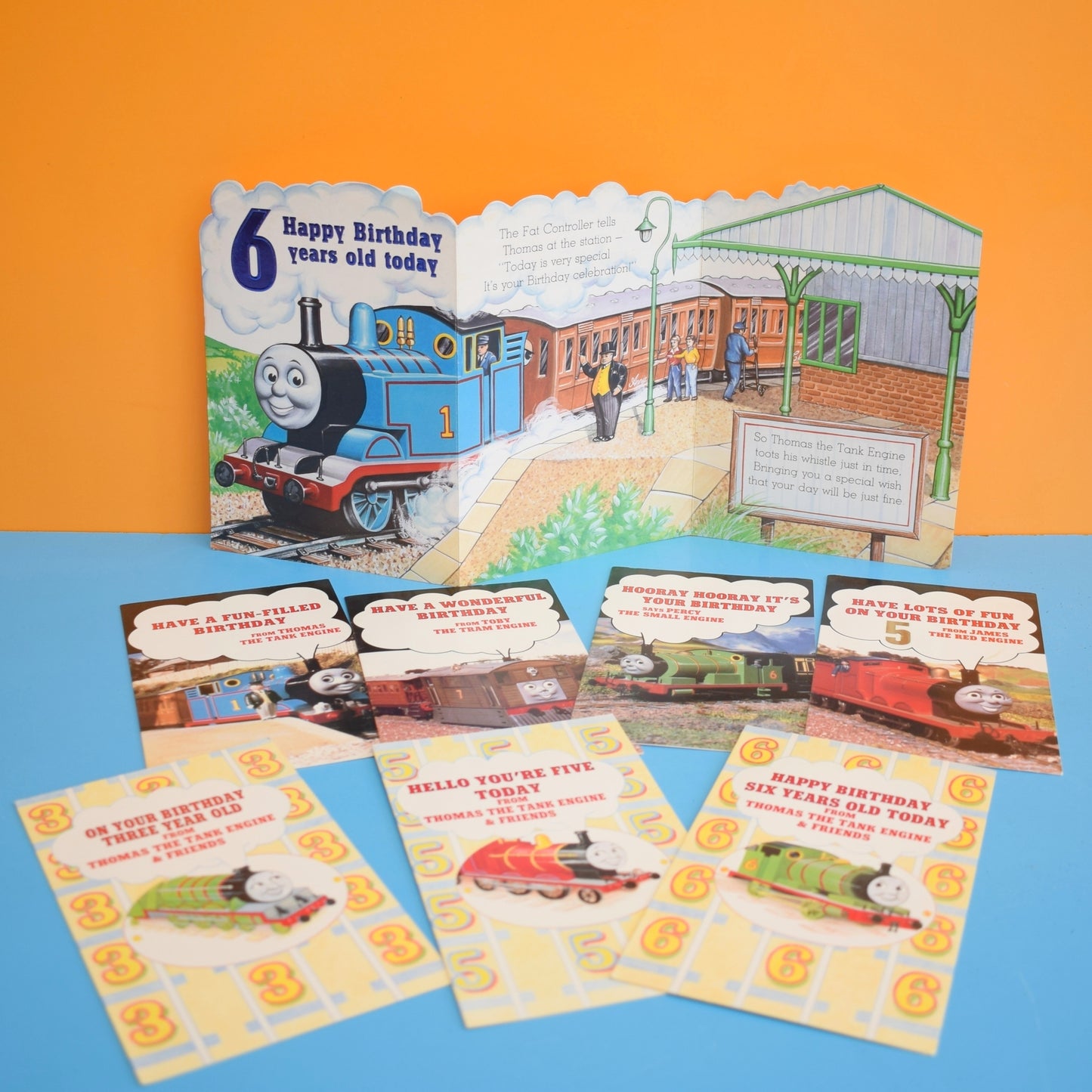 Vintage 1980s Used Greeting Cards - Thomas The Tank Engine by Pineapple Retro