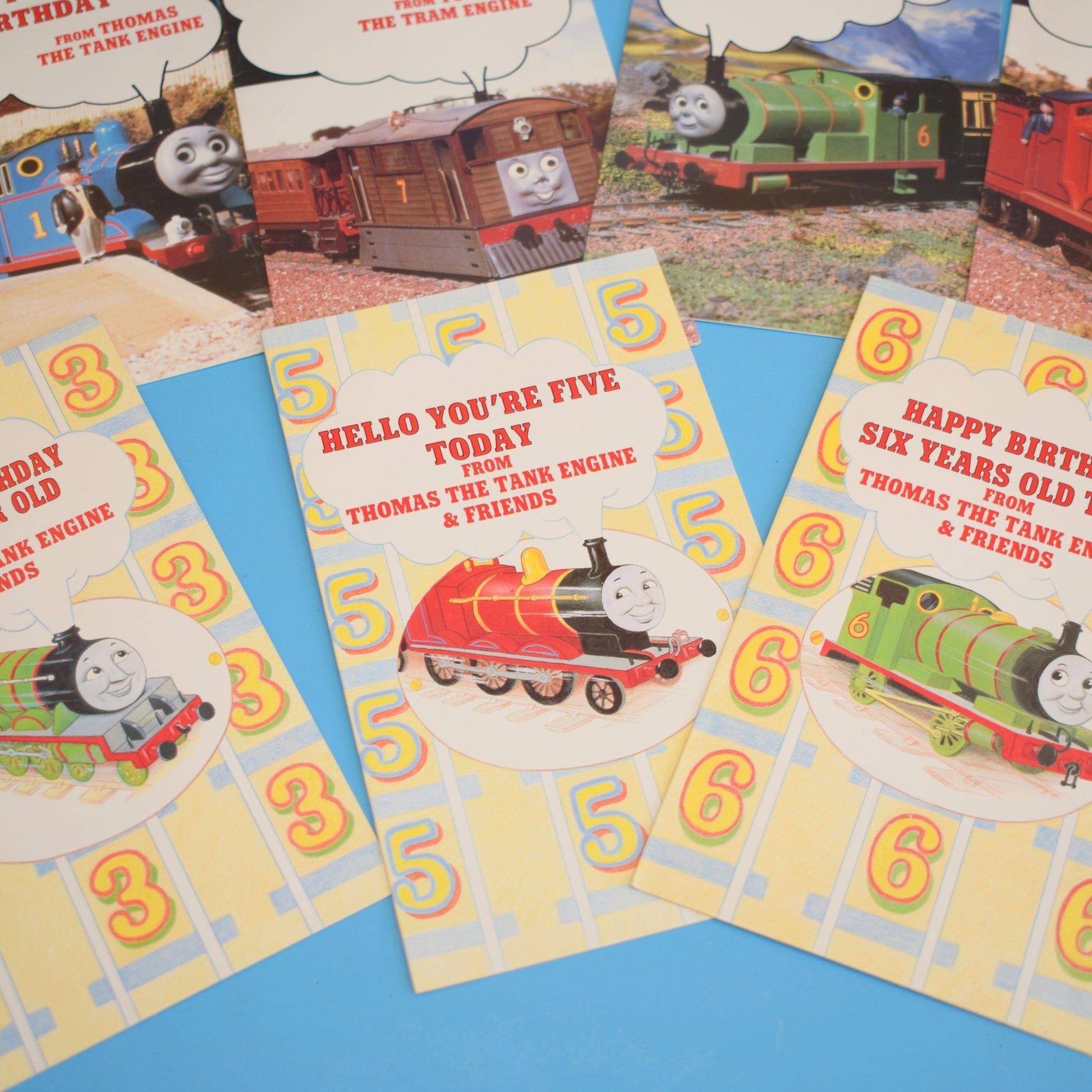 Vintage 1980s Used Greeting Cards - Thomas The Tank Engine by Pineapple Retro
