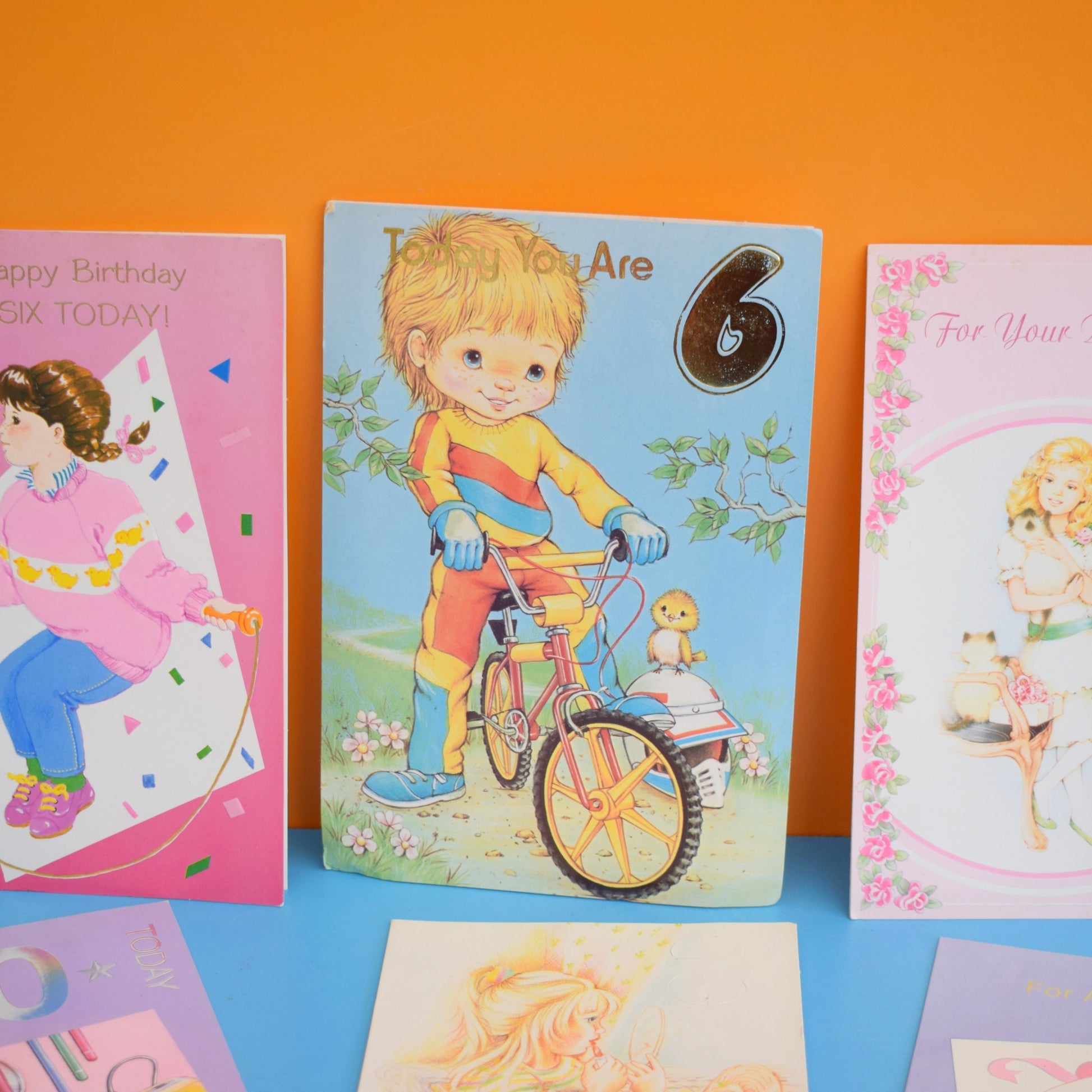 Vintage 1980s Used Greeting Cards - Mixed Fashion/ BMX by Pineapple Retro