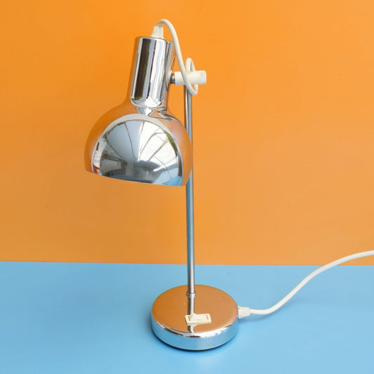 Vintage 1970s Desk Lamp - Chrome