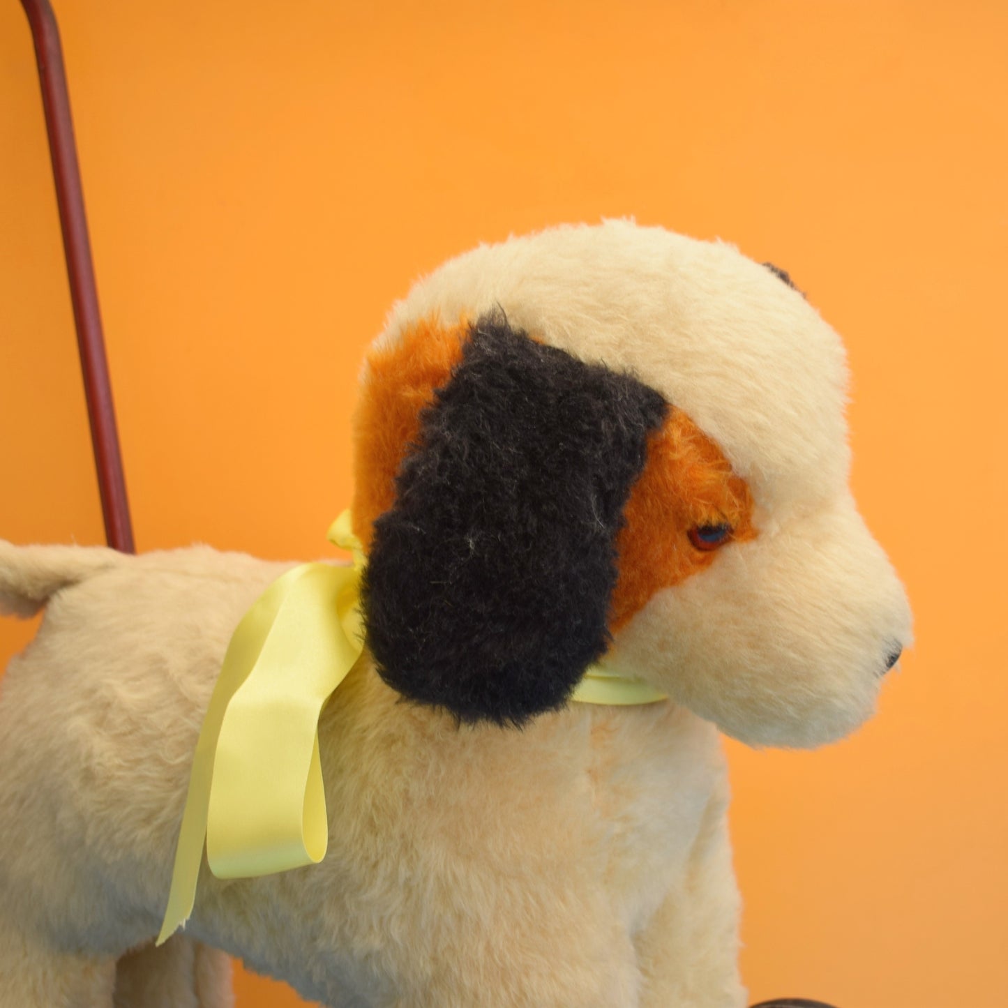 Vintage 1970s Dog On Wheels - Carousel