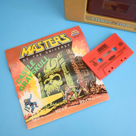 Vintage 1980s Fisher Price Cassette Player / He-Man Cassette & Booklet