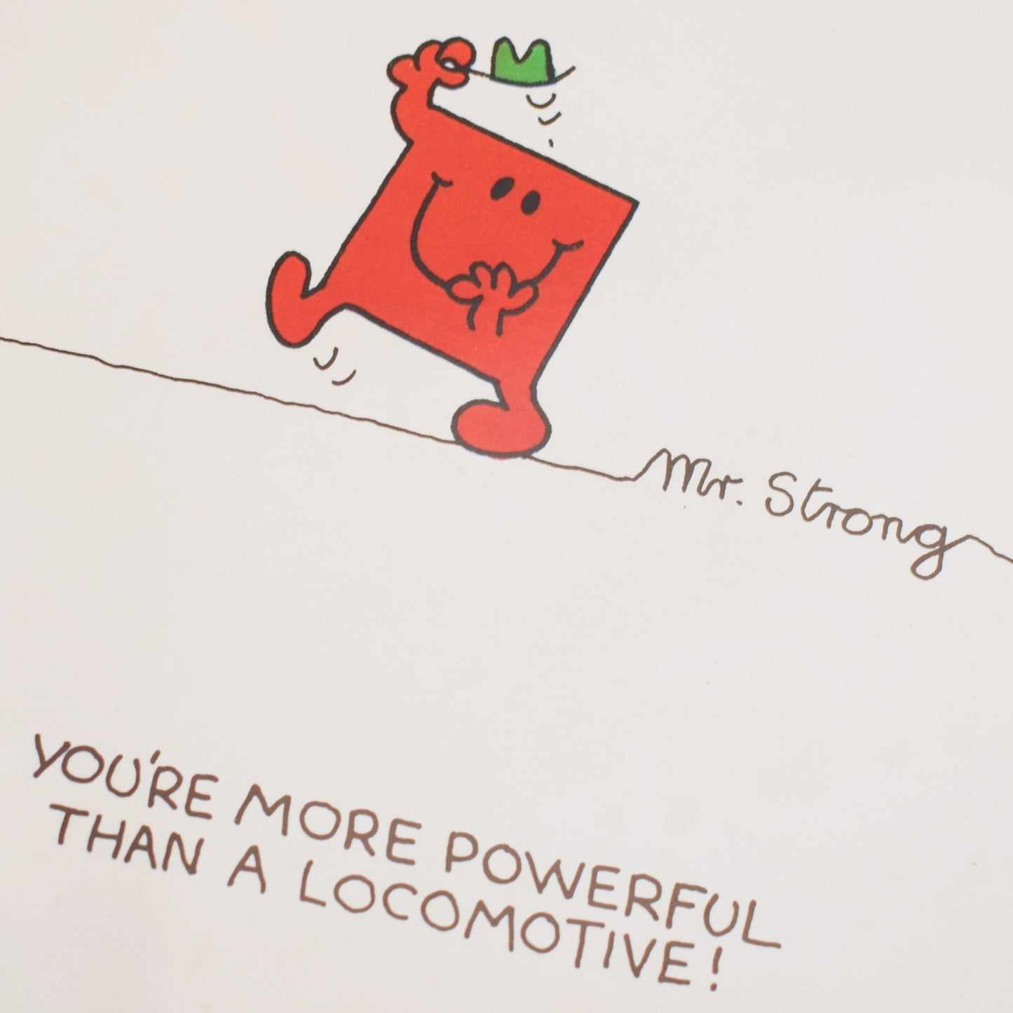 Vintage 1980s Greeting Cards- Mr Men - Choice - Last Ones