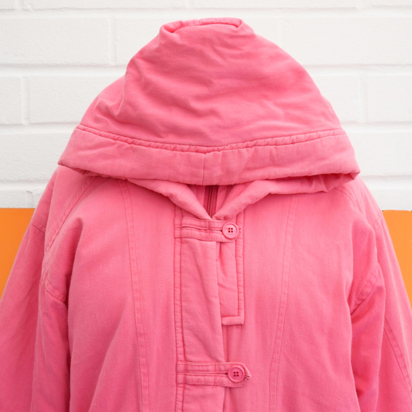 Vintage 1980s Cotton Jacket - Barbie Pink Size 12