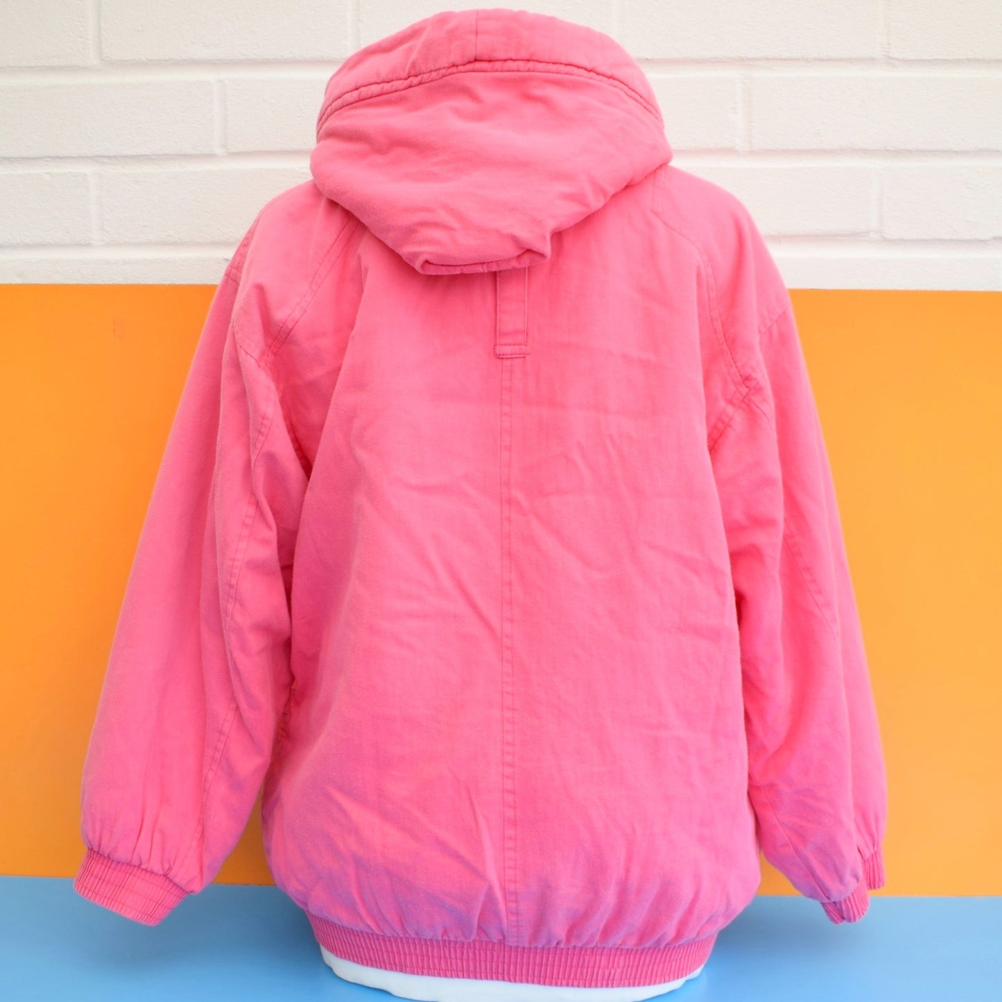 Vintage 1980s Cotton Jacket - Barbie Pink Size 12