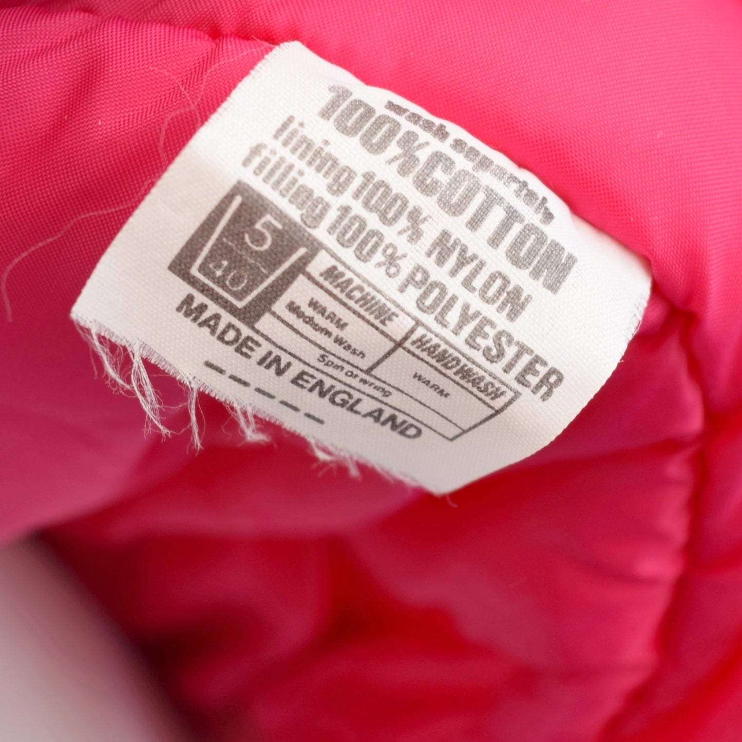 Vintage 1980s Cotton Jacket - Barbie Pink Size 12