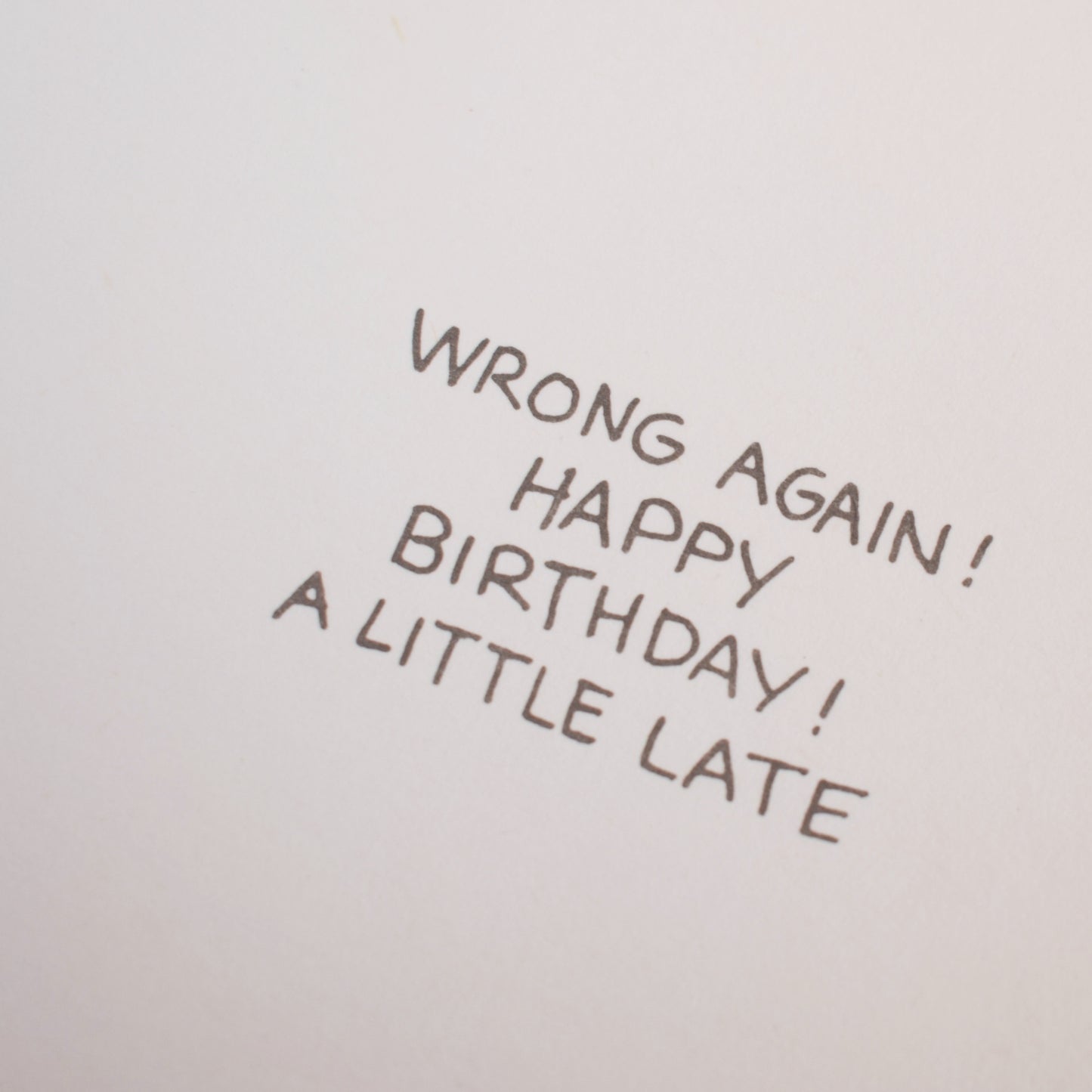 Vintage 1980s Birthday Greeting Card - Mr Men - Choice #3