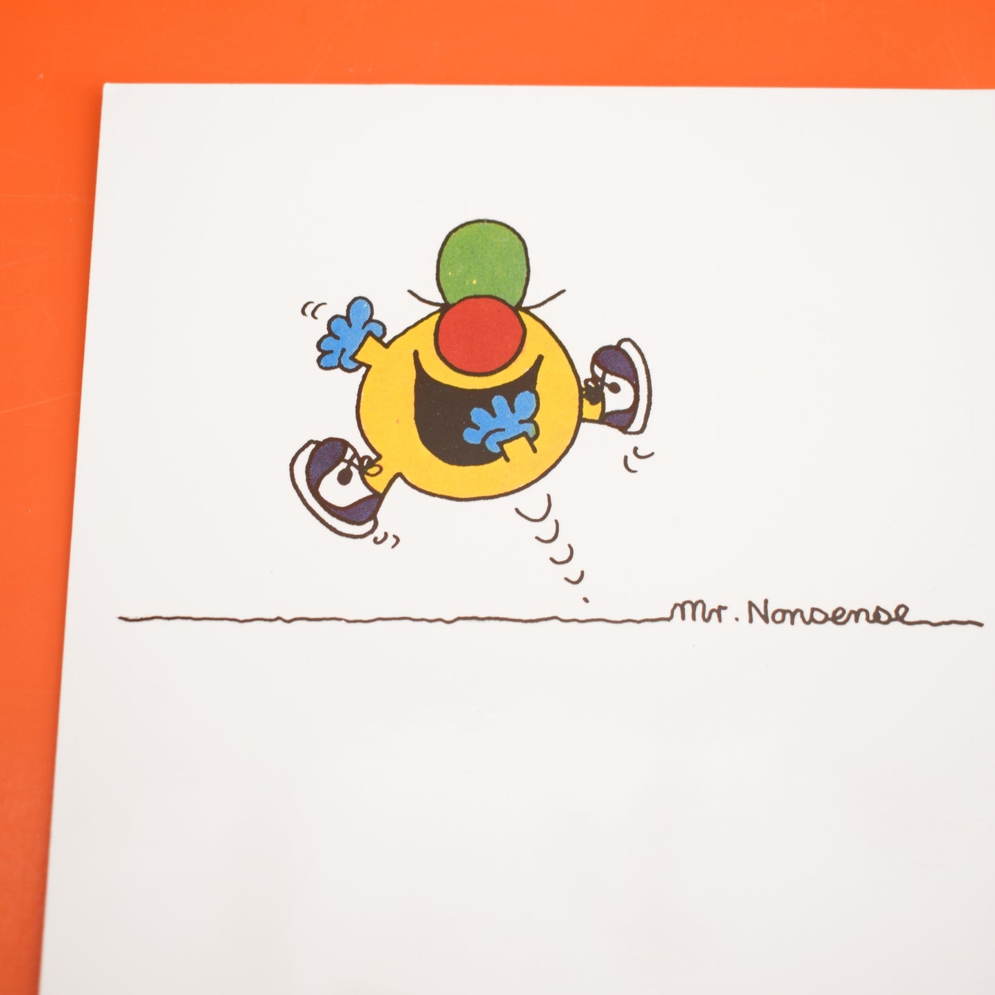 Vintage 1980s Birthday Greeting Card - Mr Men - Choice #3