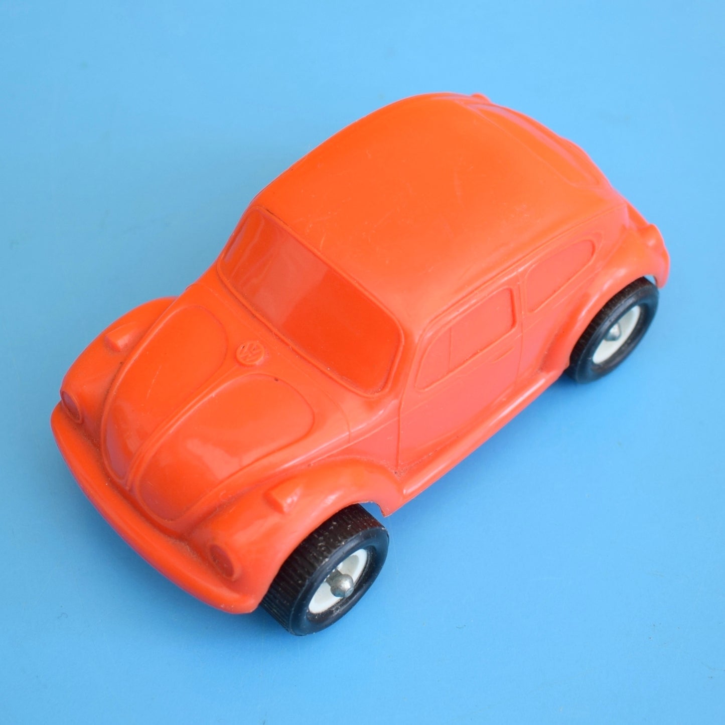 Vintage 1960s Swedish Galanite Plastic VW Beetle - Orange by Pineapple Retro