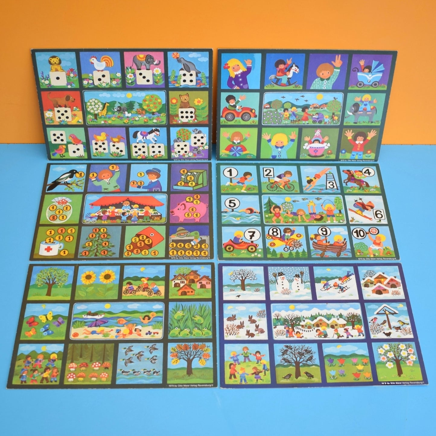 Vintage 1970s Fun Numbers Game .