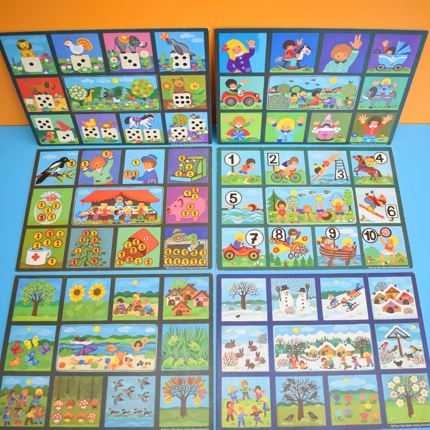 Vintage 1970s Fun Numbers Game .