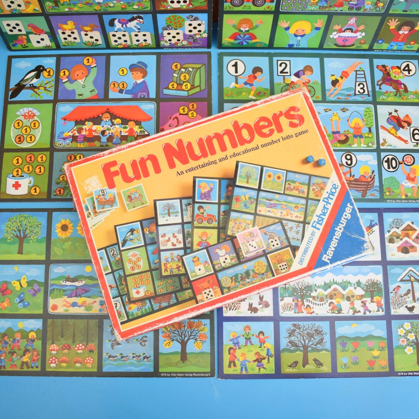 Vintage 1970s Fun Numbers Game .