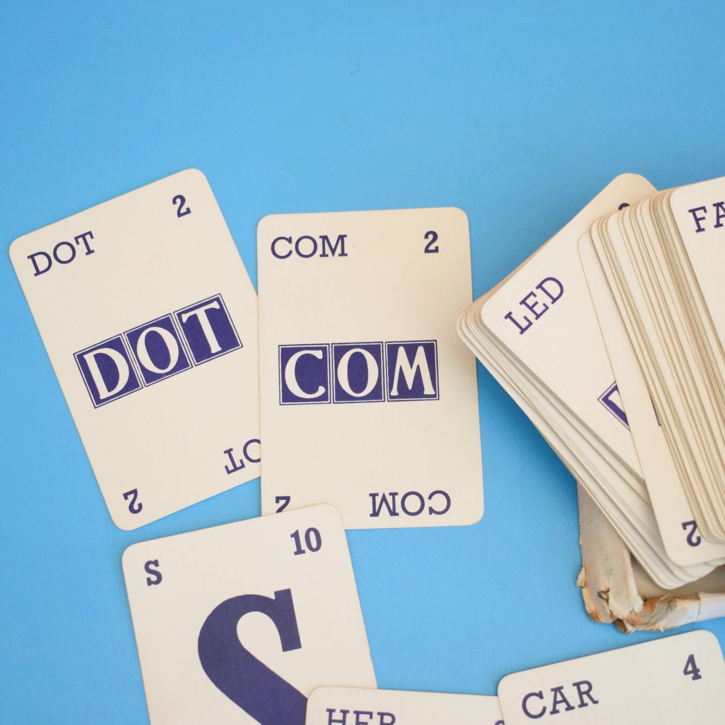 Vintage 1950s Card Game - Sylabex - Anagrams - Craft