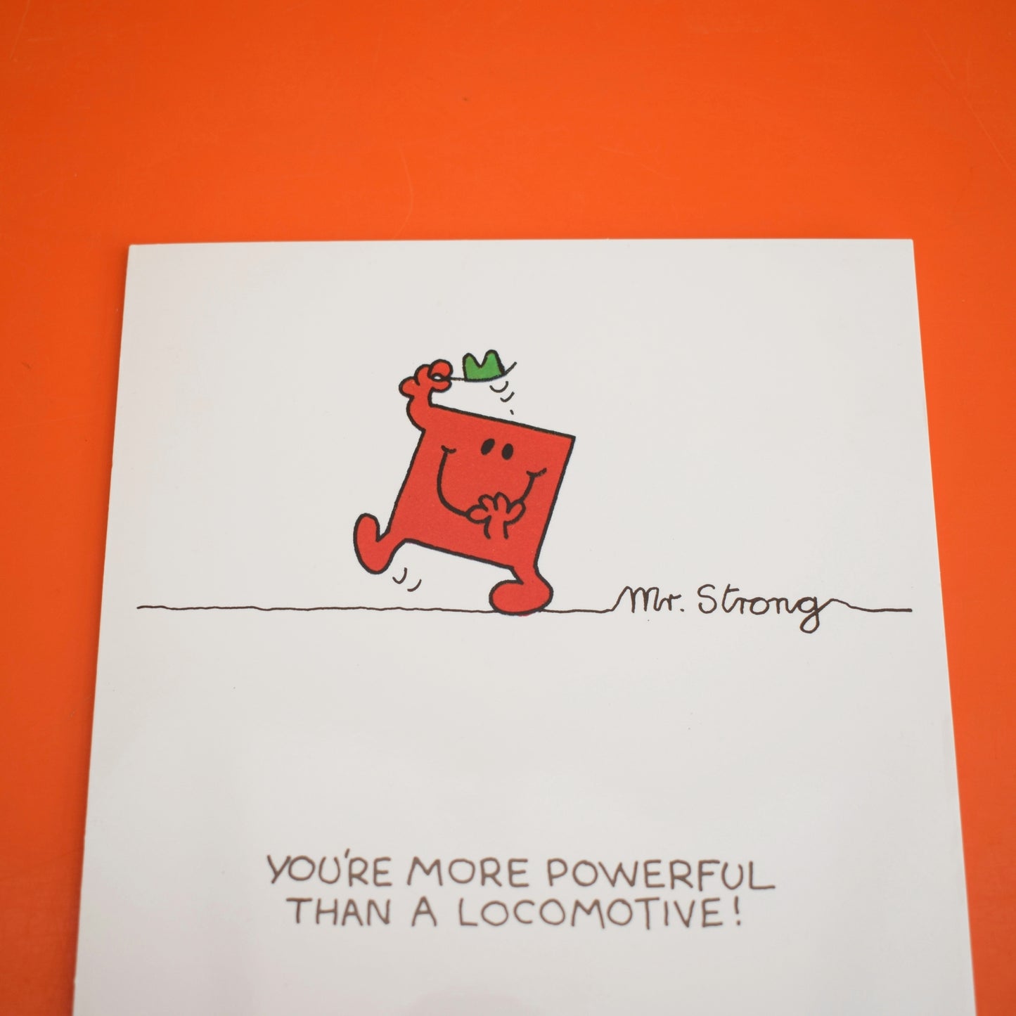 Vintage 1980s Greeting Cards- Mr Men - Choice - Last Ones